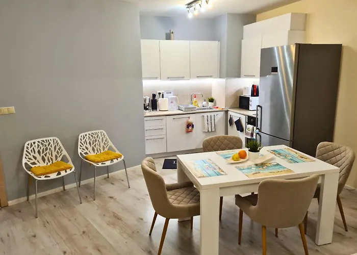 公寓 Sunrise Luxury Sauth Bay 瓦爾納